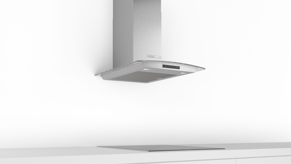 Quiet Mark Bosch DWA66DM50B Series 4 WallMounted Cooker Hood